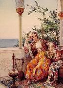 unknow artist Arab or Arabic people and life. Orientalism oil paintings 450 USA oil painting artist